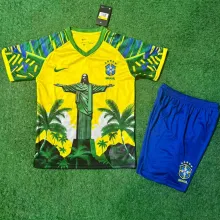 2025/26 Brazil Special Edition Kids Soccer Jersey