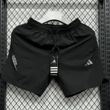2025/26 AD Black Casual Double Layer Short Pants  A248  双层短裤