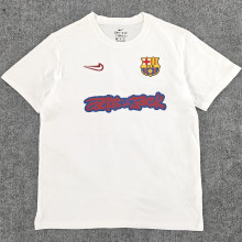2025/26 BA x Travis Scott White Pure Cotton Jersey 胸前红色字