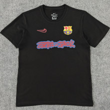 2025/26 BA x Travis Scott Black Pure Cotton Jersey 胸前红色字