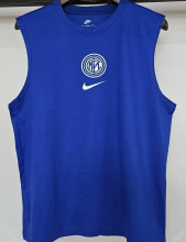2025/26 In Milan Blue Pure Cotton Vest Jersey