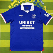 2025/26 Glasgow Rangers Home Blue Fans Soccer Jersey