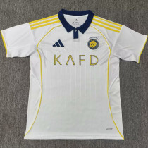 2024/25 Al Nassr 4TH White Fans Soccer Jersey