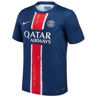 2024/25 PSG 1:1 Quality Home Blue Champion Style Fans Soccer Jersey（Embroidery Champion Star） 刺绣的前塔星