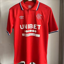 2025/26 Glasgow Rangers Third Red Fans Soccer Jersey