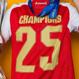 CHAMPIONS # 25 ARS 1:1 Quality Home Red Fans Soccer Jersey 男 新款2025/26 ★★
