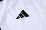 2025/26 M Utd White Kids Jacket Tracksuit