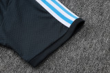 2025/26 Argentina Dark Grey POLO Retro Sweater Tracksuit