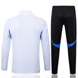 2025/26 M Utd White Kids Jacket Tracksuit