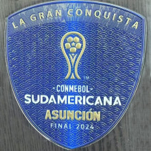 LA GRAN CONQUISTA CONMEBOL SUDAMERICANS ASUNCION FINAL2024 南球杯决赛右袖章 (You can buy it Or tell me to print it on the Jersey )
