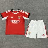 2025/26 Benfica Home Red Kids Soccer Jersey