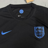 RUSSO #9 England Away Black Fans Soccer Jersey 2025/26 ★★
