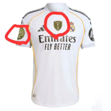 MBAPPÉ #9 RM Home 1:1 Quality White Fans Soccer Jersey 2025/26 ★★