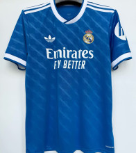2025/26 RM 1:1 Quality Third Blue Fans Soccer Jersey
