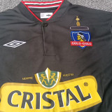 2013 Colo-Colo Away Black Retro Soccer Jersey