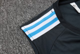 2025/26 Argentina Dark Grey Vest Training Jersey(A Set)