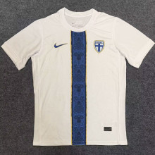2025/26 Finland Home White Fans Soccer Jersey