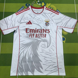 2025/26 Benfica White Special Edition Fans Soccer Jersey
