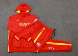 2025/26 Eagles Red Hoody Zipper Jacket Tracksuit