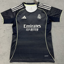 2025/26 RM Away Black Women Soccer Jersey 女