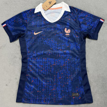 2025/26 France Home Blue Women Soccer Jersey  女