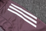 2025/26 M Utd Grey Purple Jacket Tracksuit