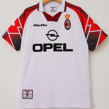 1997/98 AC Milan White Copa Edition Retro Soccer Jersey