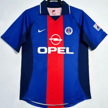 2000/2001 PSG Home Blue Retro Soccer Jersey