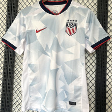 2025/26 U.S Home White Fans Soccer Jersey 带星