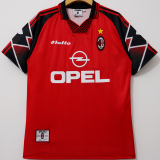 1997/98 AC Milan Red Copa Edition Retro Soccer Jersey
