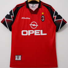 1997/98 AC Milan Red Copa Edition Retro Soccer Jersey