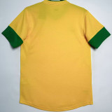2012/13 Brazil Home Yellow Retro Soccer Jersey