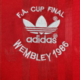 1986/1987 LFC Home Red Retro Soccer Jersey