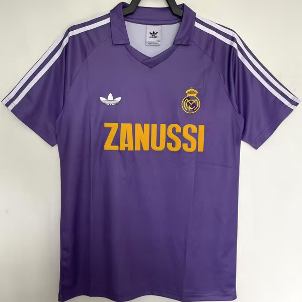 1984/85 RM Away Retro Soccer Jersey
