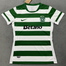 2025/26 Sporting Lisbon Home Women Soccer Jersey 女 里斯本
