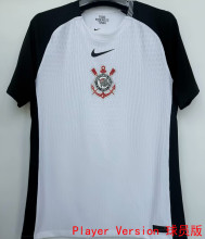 2025/26 Corinthians Home White Player Version Soccer Jersey 球员版