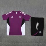 2025/26 M Utd Deep Purple Training Jersey(A Set)