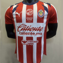 2025/26 Chivas Home Red White Player Version Soccer Jersey