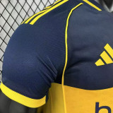 2025/26 Boca 120th Anniversary Edition Player Version Soccer Jersey 不印 右臂和后幅广告