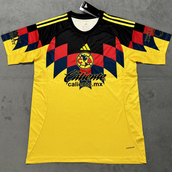2025/26 Club America Home Fans Soccer Jersey 背后广告黑色