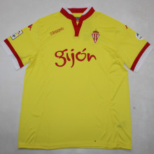 2015/2016 Gijon Away Yellow Retro Soccer Jersey