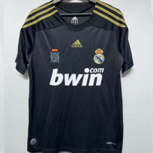 2009/10 RM Away Black Retro Fans Soccer Jersey