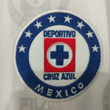 1997/98 Cruz Azul Away White Retro Long Sleeve Soccer Jersey