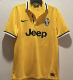 PIRLO #21 JUV Third Yellow Retro Soccer Jersey 2013/14 ★★
