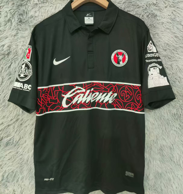 2012/2013 Tijuana Away Black Retro Soccer Jersey 蒂华纳