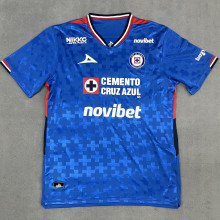 2025/26 Cruz Azul Home Blue Fans Soccer Jersey