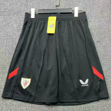 2025/26 Bilbao AT Home Home Black Shorts Pants