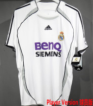 2006/07 RM Home Retro Player Version Soccer Jersey
