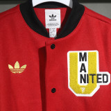 2025/26 M Utd Red Baseball Cotton Jacket