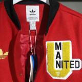 2025/26 M Utd Red Baseball Cotton Jacket